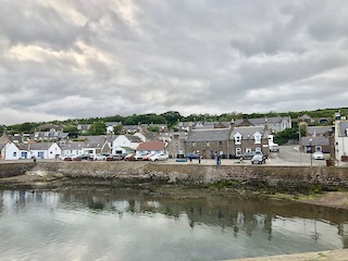 Bandits at he Anchor at Johnshaven white awning